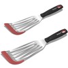 Beijiyi Fish Spatula Turner Set of 2, Heat Resistant Silicone