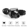 BOLUOYI Y Block Flare Fitting Adapter, AC Black Aluminum Alloy