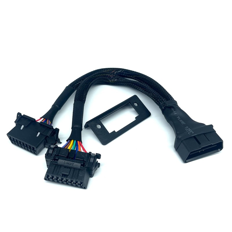 JUTA OBD2 Splitter Extension Cable Adapter 1 Male and 2
