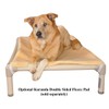 Kuranda Chewproof Dog Bed - Walnut PVC - 30" x
