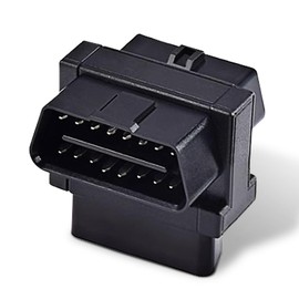 LAINLOY OBD2 Splitter, OBD II Full 16pin Port 1 Male Splitter to 2 Extension Converter Adapter, for All Standard OBD2 Devices Diagnostic Extender Play Splitter Connector (Type B)