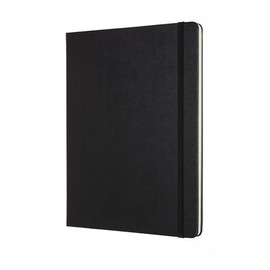 Moleskine Pro Hard Cover Notebook, Professional, XL (7.5" x 9.75") Black - Project Planning Notebook for Managing Workflow