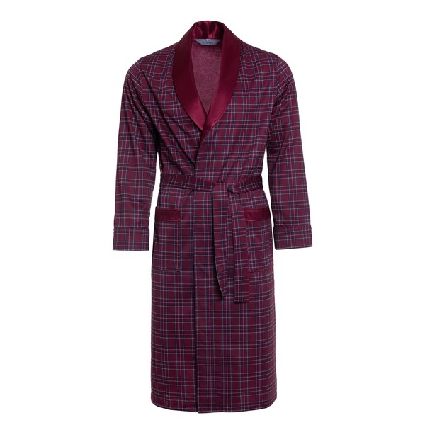 Revise Brais RE-502 Men's Dressing Gown Thin and Light, Burgundy