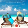 WUSJCOF 6 Pieces Beach Towel Holder Clips, Stretchable Towel Bands