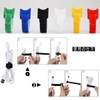 Pack of 100 200 MM Black White Cable Ties 7.9