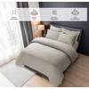 LYMA Bedding Duvet Cover Set Single Abstract Embossed, OEKO-TEX Certified,