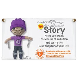Kamibashi Story Boy Original String Doll Gang Keychain Clip