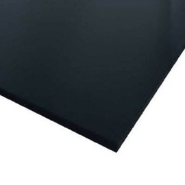 Celtec Expanded PVC Sheet, Satin Smooth Finish, 2mm Thick, 24" Length x 36" Width, Black