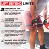 AQF Figure 8 Lifting Straps, Anti Slip Gym Wrist Supports
