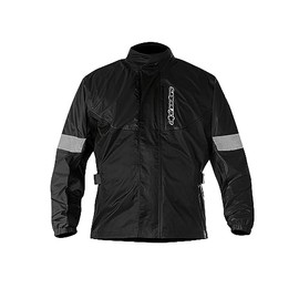 Alpinestars Hurricane Rain Jacket (LARGE) (BLACK)