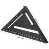 Woodworking Triangular Ruler Aluminum Alloy Industrial Protractor Tools 0~90° 1mm150mm