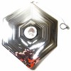 Hanging Stainless Steel Garden Wind Spinner Sun Catcher Crystal -