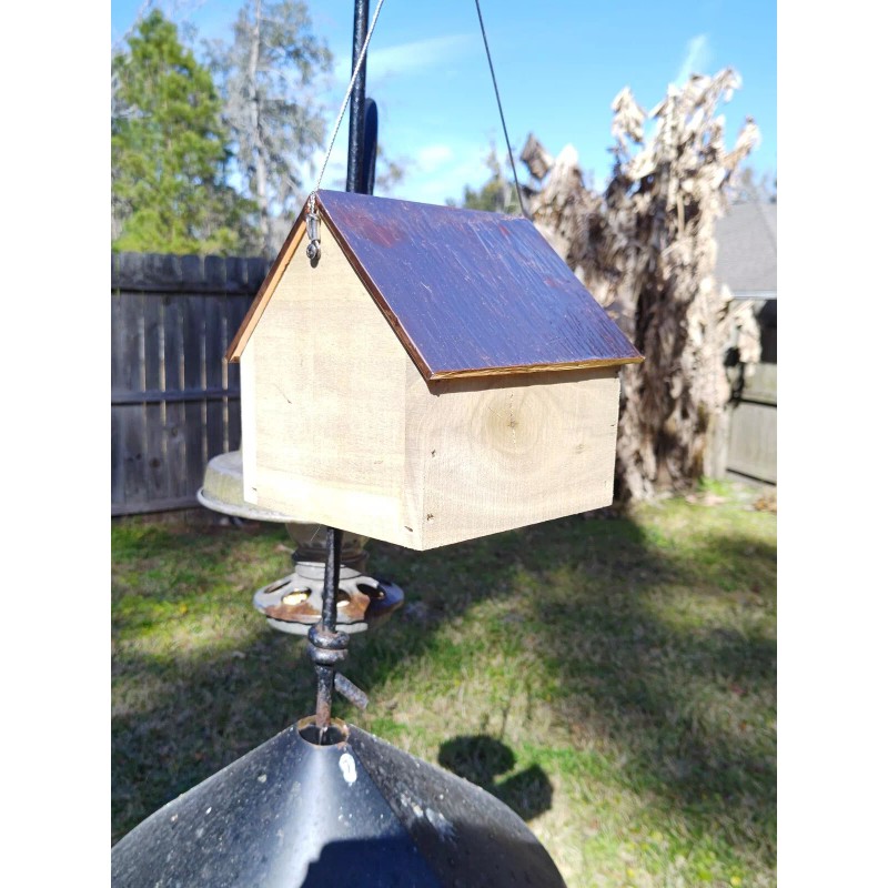 The Bee Man UPSIDE DOWN SUET FEEDER WITH COPPER CLAD