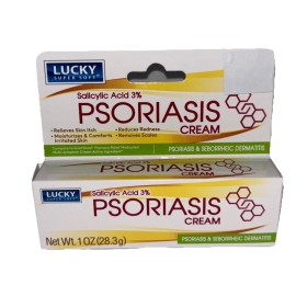 Lucky Super Soft Psoriasis Sallcylic Acid 3% 1 Oz 28.3 G NEW SHIPPING 24 HOURS