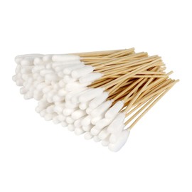 GEFIRE 100 Cotton Swabs for Pets, Pet Cotton Buds, Cotton Buds for Dogs, Eyes and Nose Dirt Removal, Pet Cotton Buds, Dog Cotton Buds, for Pets, Dogs, Cats