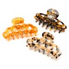 QinGoo Turtle Medium Hair Clip Cellulose Acetate Hair Clip Hair