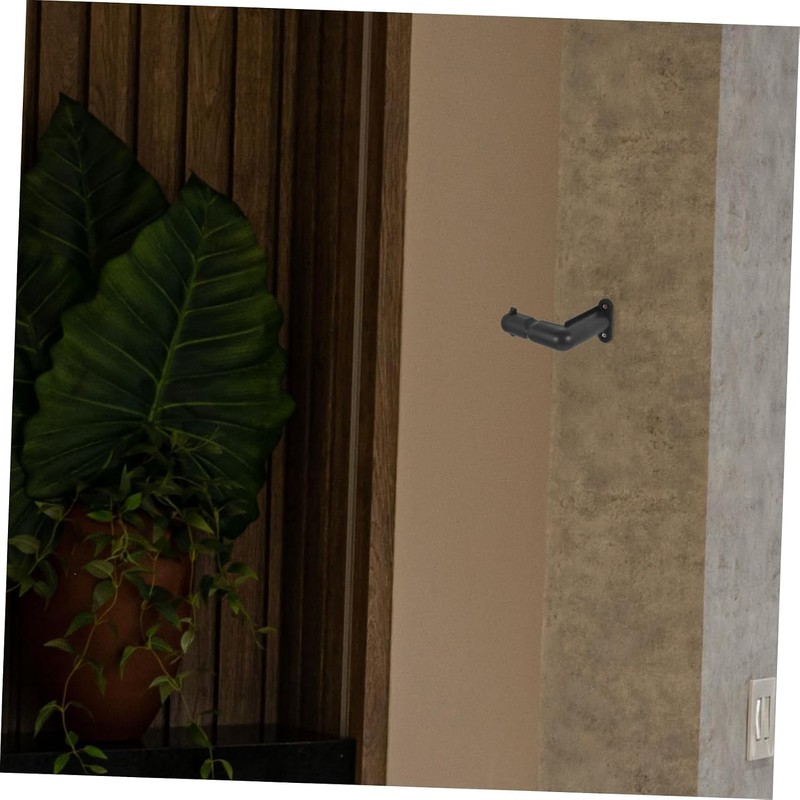 PRETYZOOM Soporte Soporte de Pared para Negro de Plástico de
