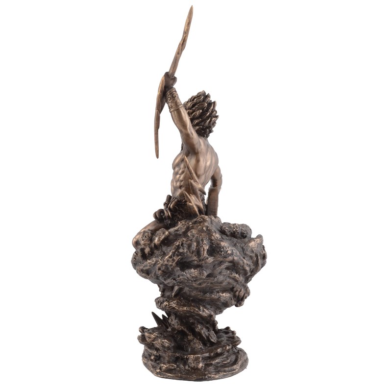 Taranis Celtic God of Thunder - with Lightning and Wagon