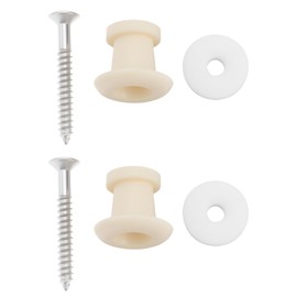 The Lord of the Tools 2pcs Mushroom Head Guitar Strap Lock Buttons for Electric Acoustic Guitar and Bass