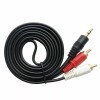 Unbranded 3.5mm Male to 2-RCA Plug 5FT, Aux Audio Headphone