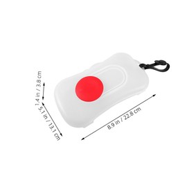 KONTONTY - Wipes Dispenser Portable Wet Tissue Box Wipes Storage Case for Travel Daily Use