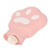Hot Water Bag Silicone Hot Compress Portable Cartoon Bear Paw