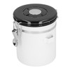 Sealing Container with Spoon Stainless Steel Coffee Beans Canister with