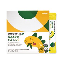 Cubie & Immune Balance Actinidia Extract Kids 60 sachets (1 month supply) / 큐비앤 면역밸런스엔 다래추출물 키즈 60포 (1개월분)