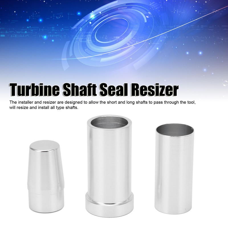 3pcs Turbine Shaft Seal Installer Tool Set Aluminum Alloy for