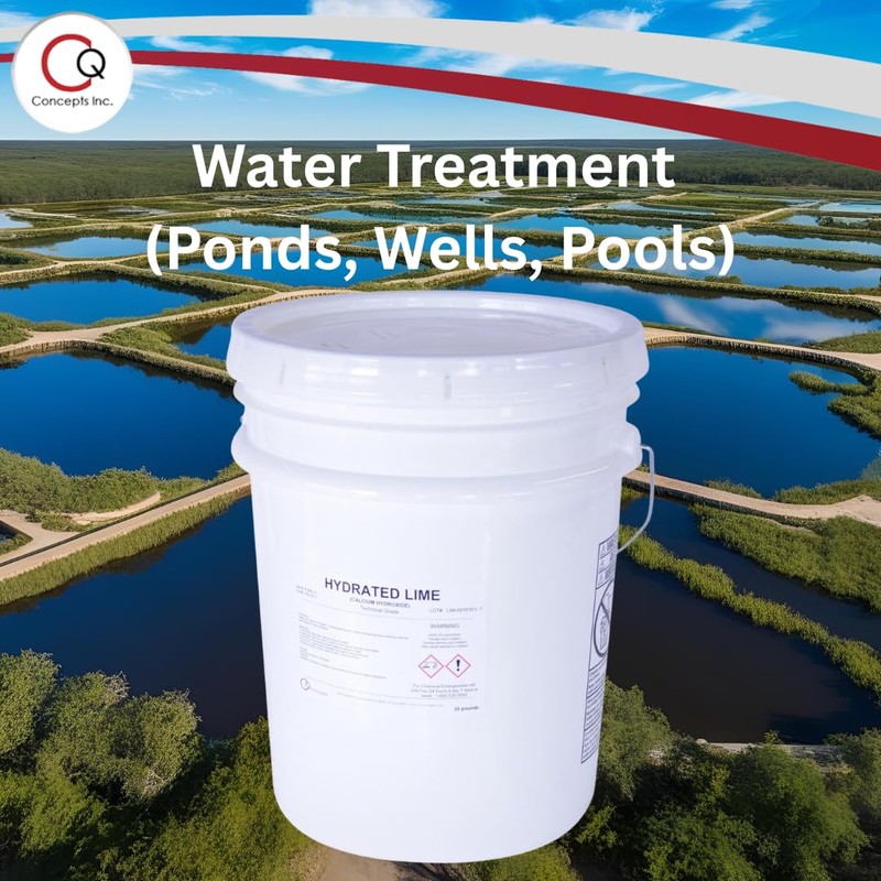 Hydrated Lime (Technical Grade) (25 Pounds)