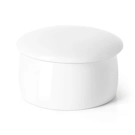 French Butter Crock with Lid for Countertop,Porcelain Butter Keeper with Waterline for Fresh Soft Butter without Refrigeration, White, Better Butter & Beyond