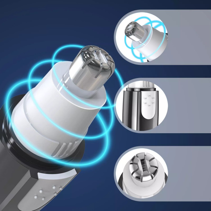 Unbranded Electric Nose Ear Hair Trimmer Face Eyebrow Mustache Beard