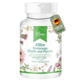 Blutorange, Cholin und Piperin - ANTI-AGING LINE - 90 Kapseln - Hochdosiert - 100% Vegan – Herstellung & Laborprüfung in Deutschland | MIOSAN® CLUB - Exklusives Wohlbefinden