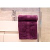 Lex's Linens Pack of 2 100% Combed Cotton Aubergine Facecloths