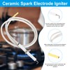 PATIKIL 2Pcs Ceramic Spark Electrode Igniter with Wire Lead Replacement