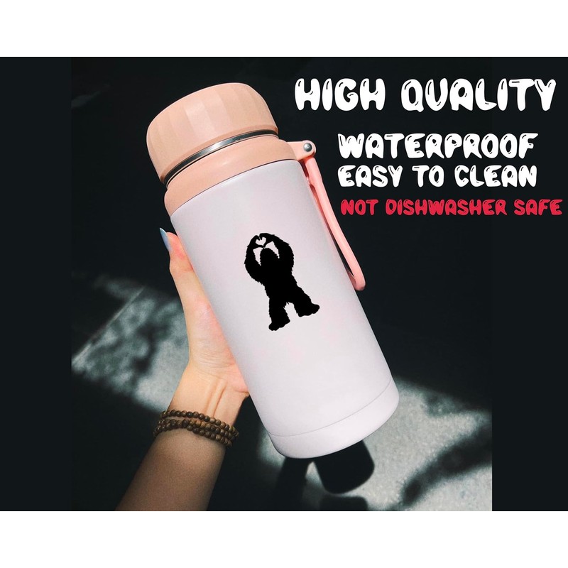 13 Big Foot Fun Waterproof Stickers - Use on Car