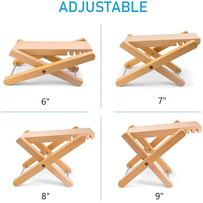 Folding Squatting Stool (1 Pair), Multi-Function Foldable 7-9" Height Squatting