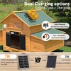 Large Automatic Chicken Coop Door Solar Powered, Charge with 7W
