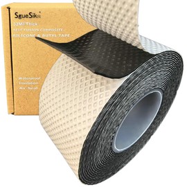 SGUESIKR Silicone Butyl Composite Rubber Self-Fusing Tape, 1.5" x20' x32mil