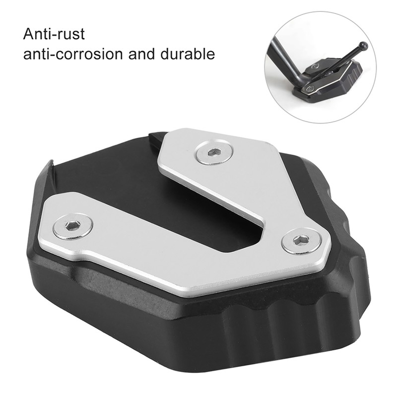 Motorcycle Side Stand Extension Pad Enlarge Fit for MT 09