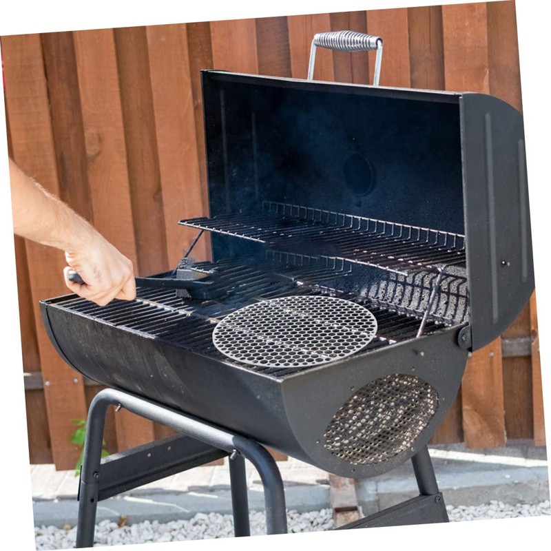 iplusmile Stainless Steel Round Grill Mesh BBQ Net for Outdoor