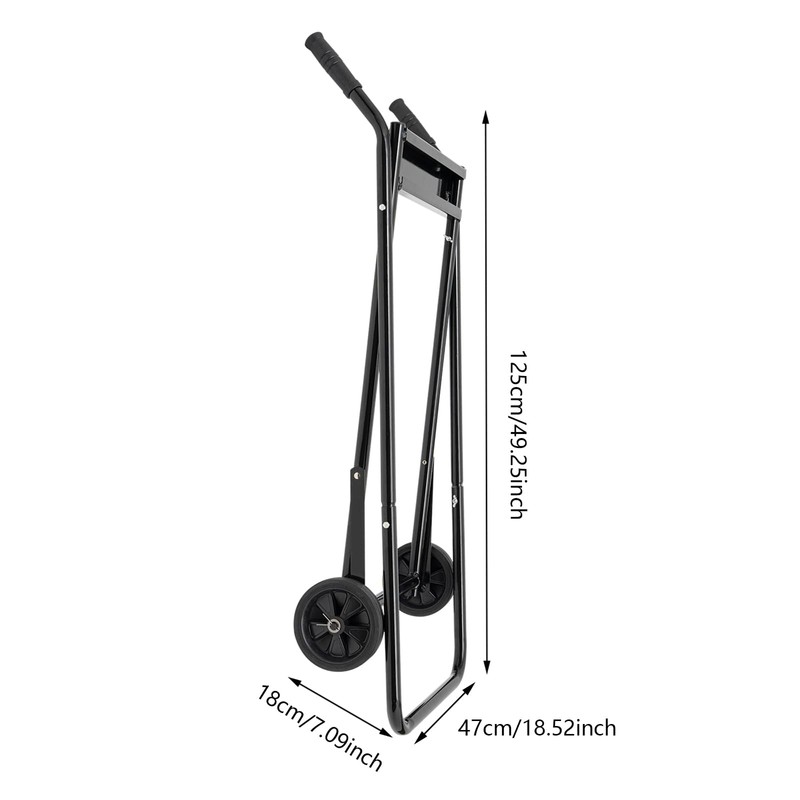 Outboard Boat Motor Stand-Load 88.18 lbs, Portable Folding Transport Cart