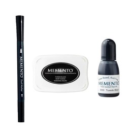 Memento Ink Pad, Refill, & Marker Tuxedo Black
