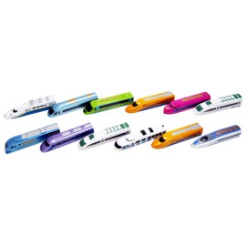 azimporter Pull Back Toy Trains, Set Of 12