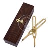 Samara Nautical Professional 6-Inch Brass Divider Compass Nautical Straight Pattern