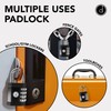 Padlock Combination Lock 4 Digit (2 Pack) - for Gym