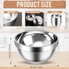 Mimorou 20 Pack 304 Stainless Steel Bowls Set 34oz Metal