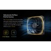 Geometric Future Squama 2503R Reverse Blade RGB PWM Fan -