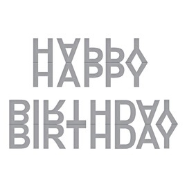 Happy Birthday Banner Dies