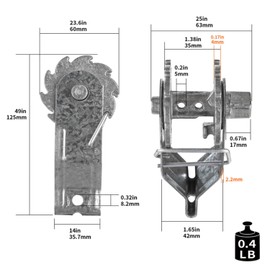 Electric Fence Wire Strainer for Electric Fence, Farm Fence, Heavy Duty Inline Wire Tensioner, Wire Ratchet Tensioner (20 Pack)
